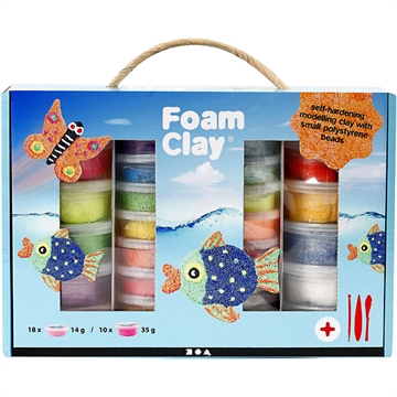 Foam Clay sæt : 28 bøtter