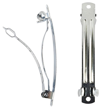 Hårspænde, forsølvet