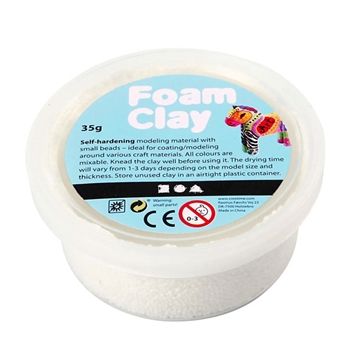 Foam Clay, hvid