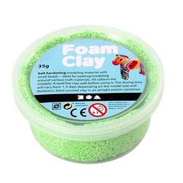 Foam Clay, neon grøn