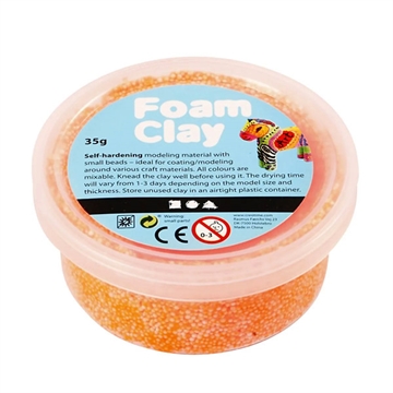 Foam Clay, neon orange