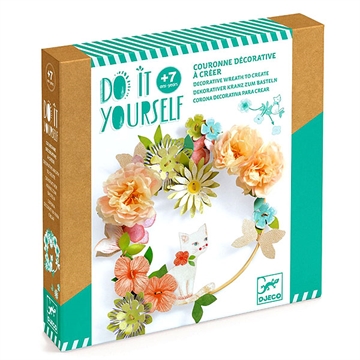 Lav en dekorativ blomsterkrans