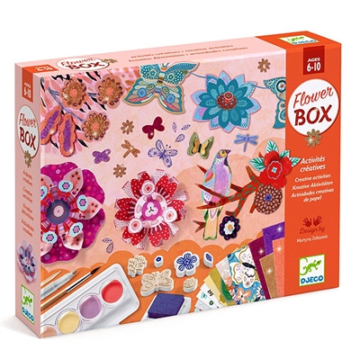 Krea-sæt: Blomster box