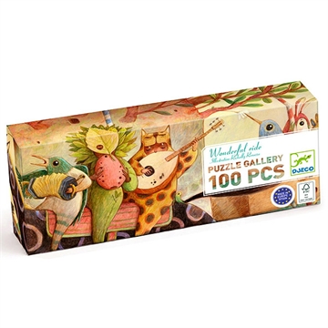 Galleripuslespil: Skøn ridetur