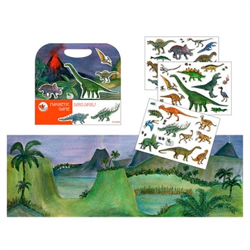 Dinosaurer - magnetbog