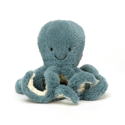 Jellycat blæksprutte baby, farve: storm