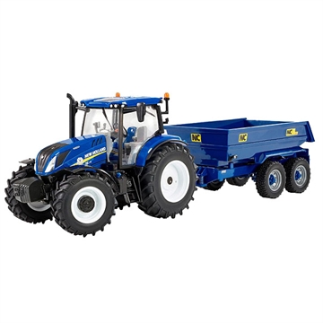 New Holland traktor m/ anhænger