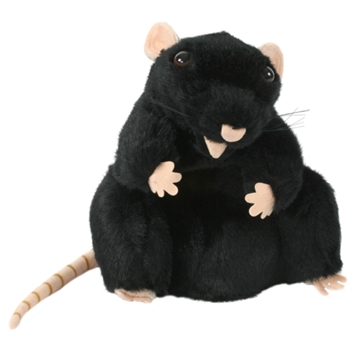 Hånddukke: sort rotte