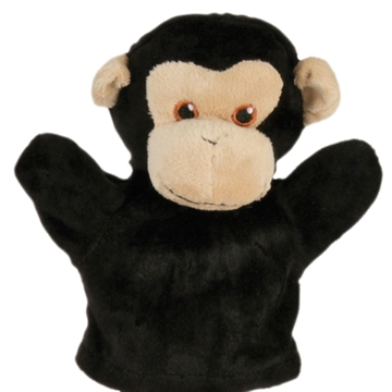 Min første hånddukke: chimpanse