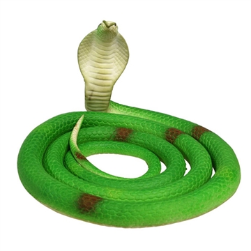 Cobra slange i gummi