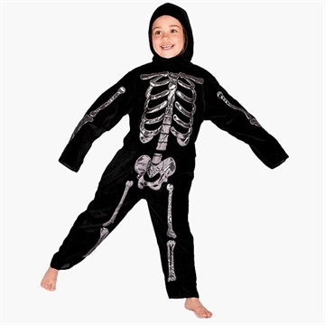Skelet - jumpsuit, 5-6 år