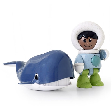 Tolo hval og inuit barn